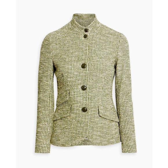 rag & bone Jackets & Blazers - Rag and Bone Slade Boucle Tweed Blazer in Light Green